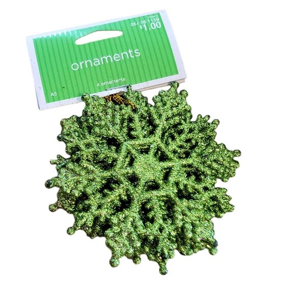 Bottlebrush Christmas Tree and Sparkle Ornaments Decorations DH641 - Picture 4 of 7